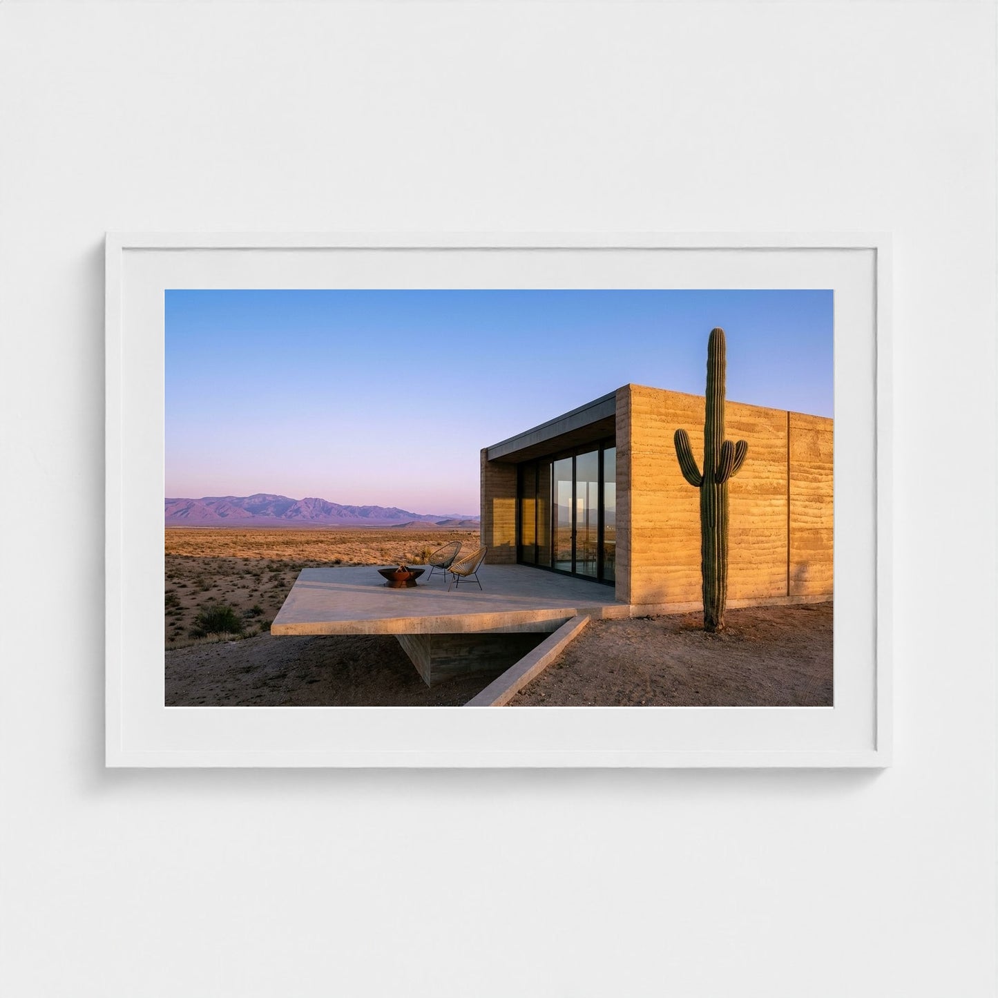 desert-chic-villa 36x24-white frame frame