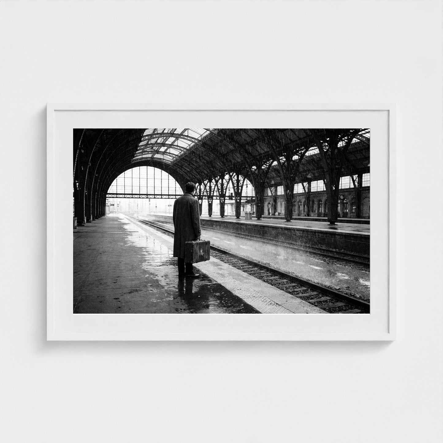 rain-station 36x24-white frame frame