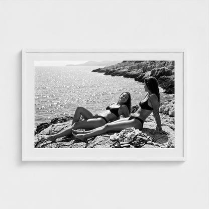 bw-lounging-antibes 36x24-white frame frame