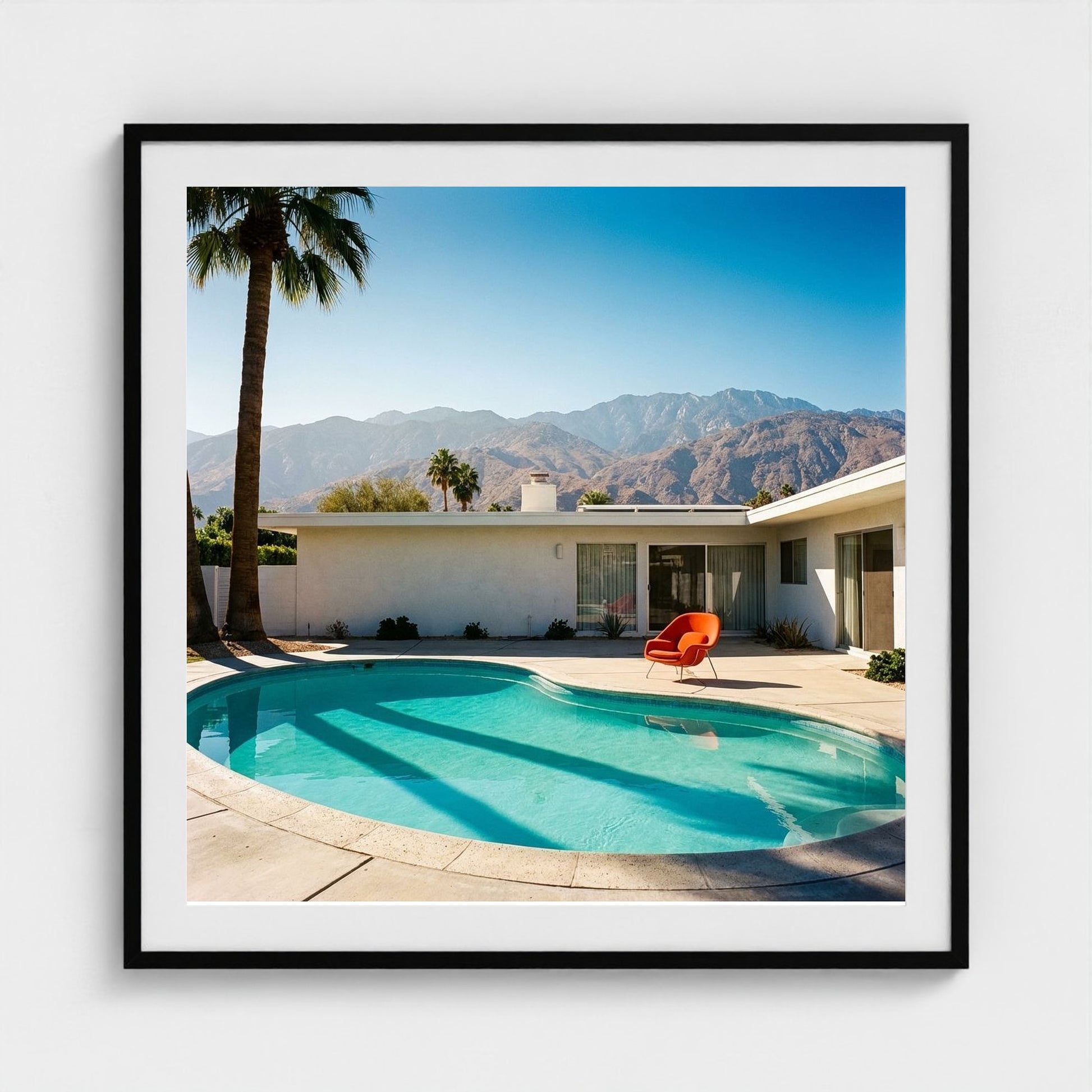 palm-springs-deco 36x36-black frame frame