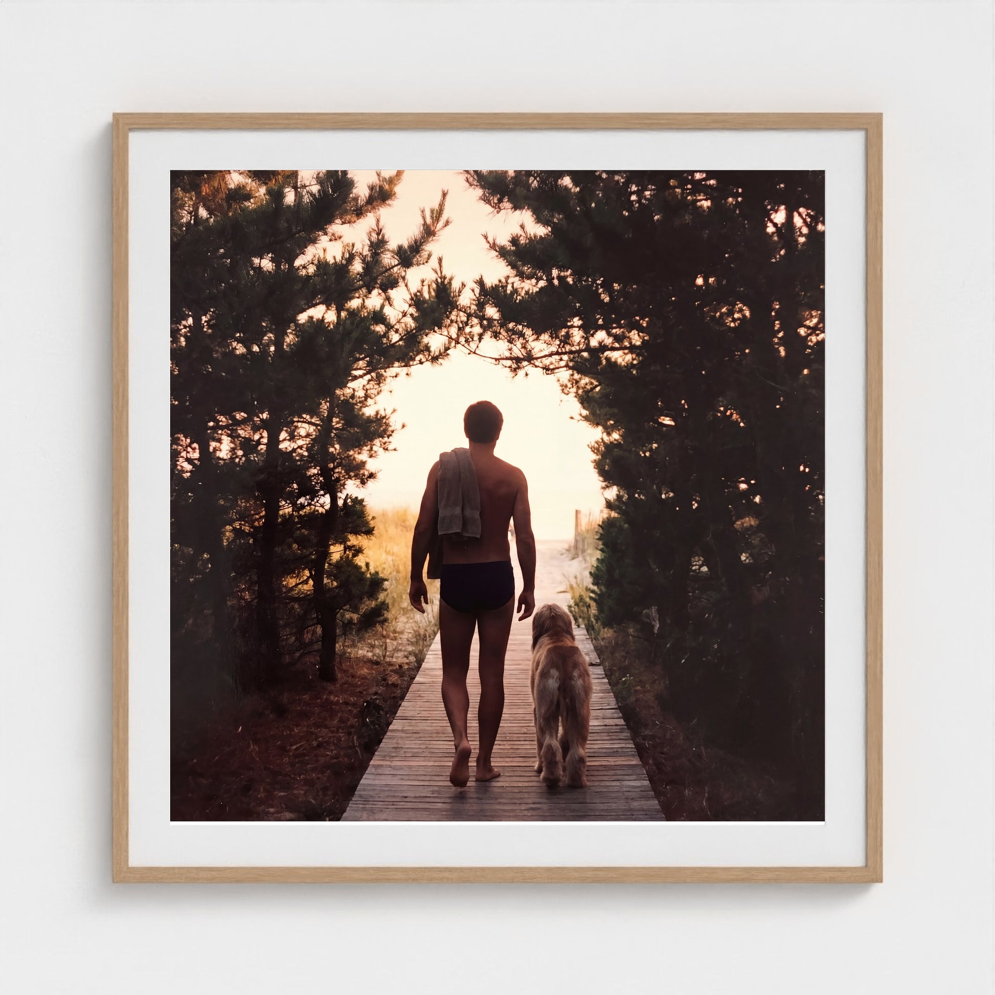 2026 03 12 22 31 00 Boardwalk Silhouette Safe 36x36 natural — Fire Island Modern