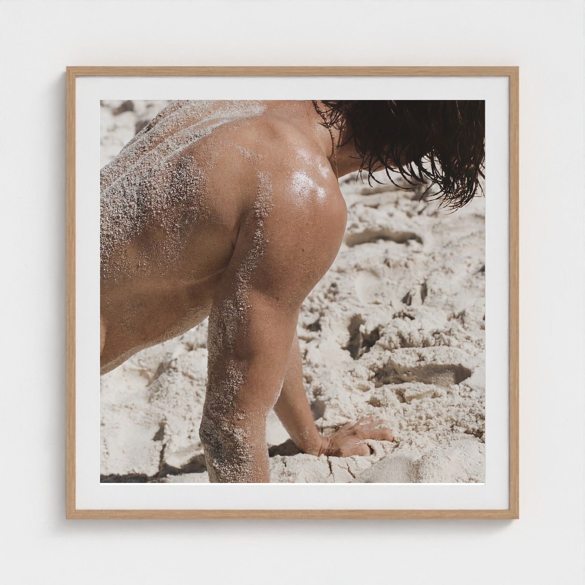 2026 03 12 19 42 00 Back Embrace Sunset 36x36 natural — Fire Island Modern