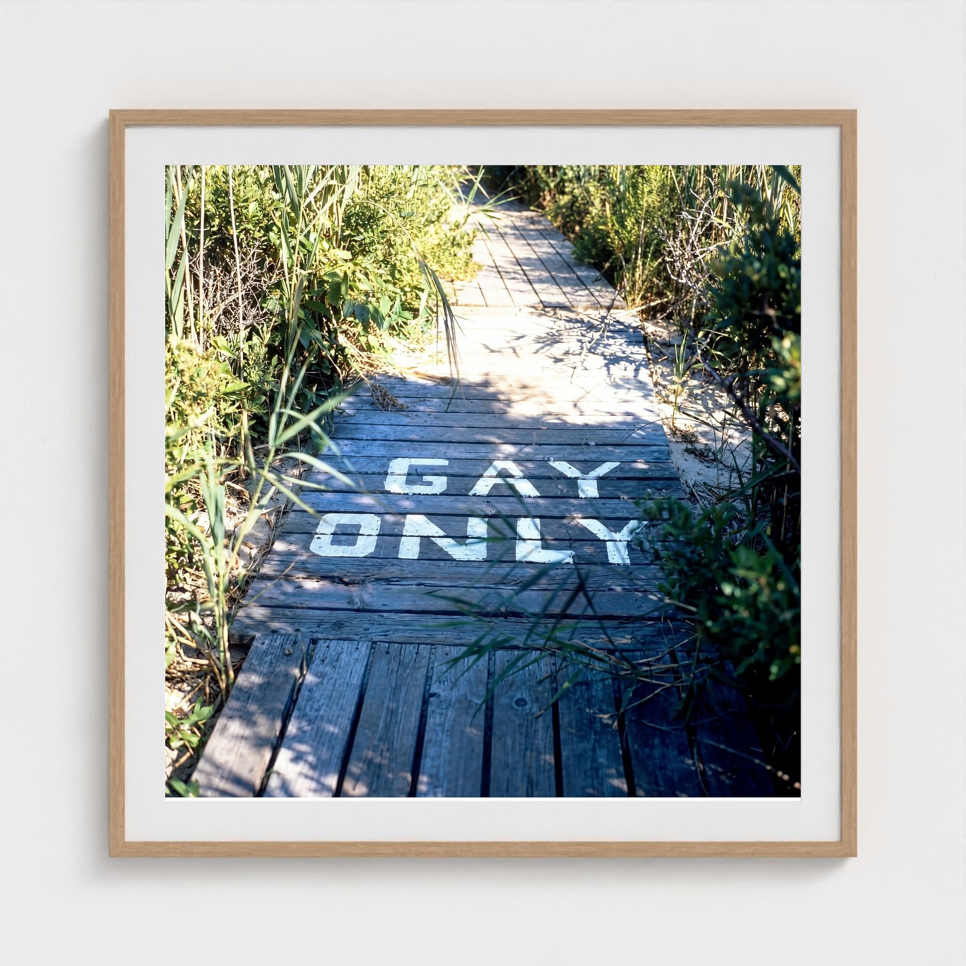 2026 03 12 15 34 00 Gays Only Boardwalk Zoomout Square 36x36 natural — Fire Island Modern