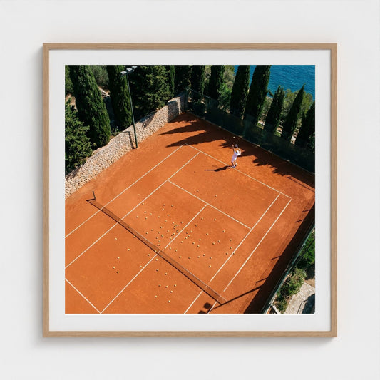 clay-court 36x36-natural frame frame