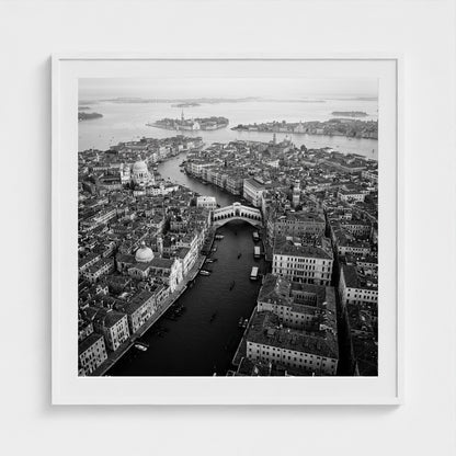bw-venice-above 36x36-white frame frame