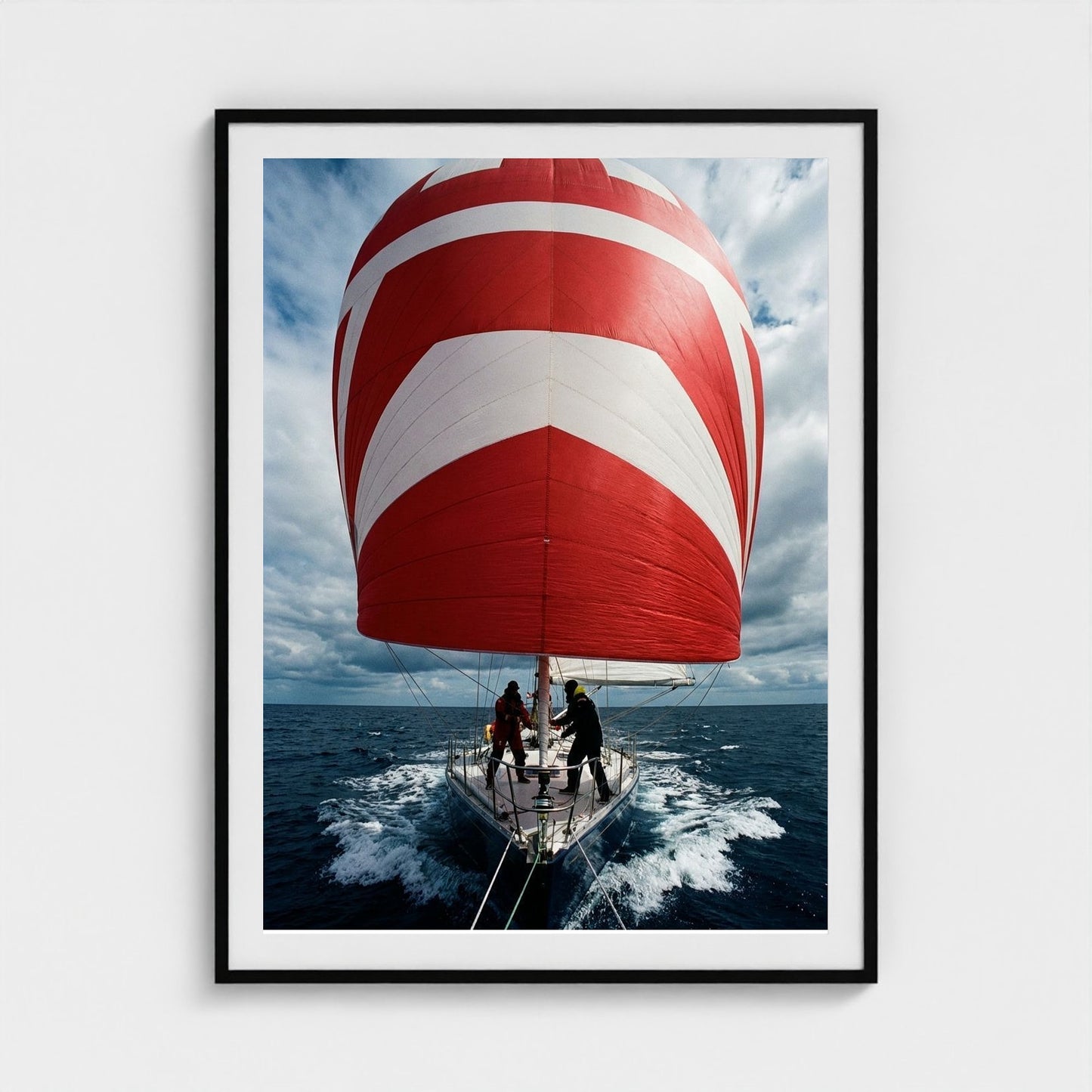spinnaker-run 36x48-black frame frame