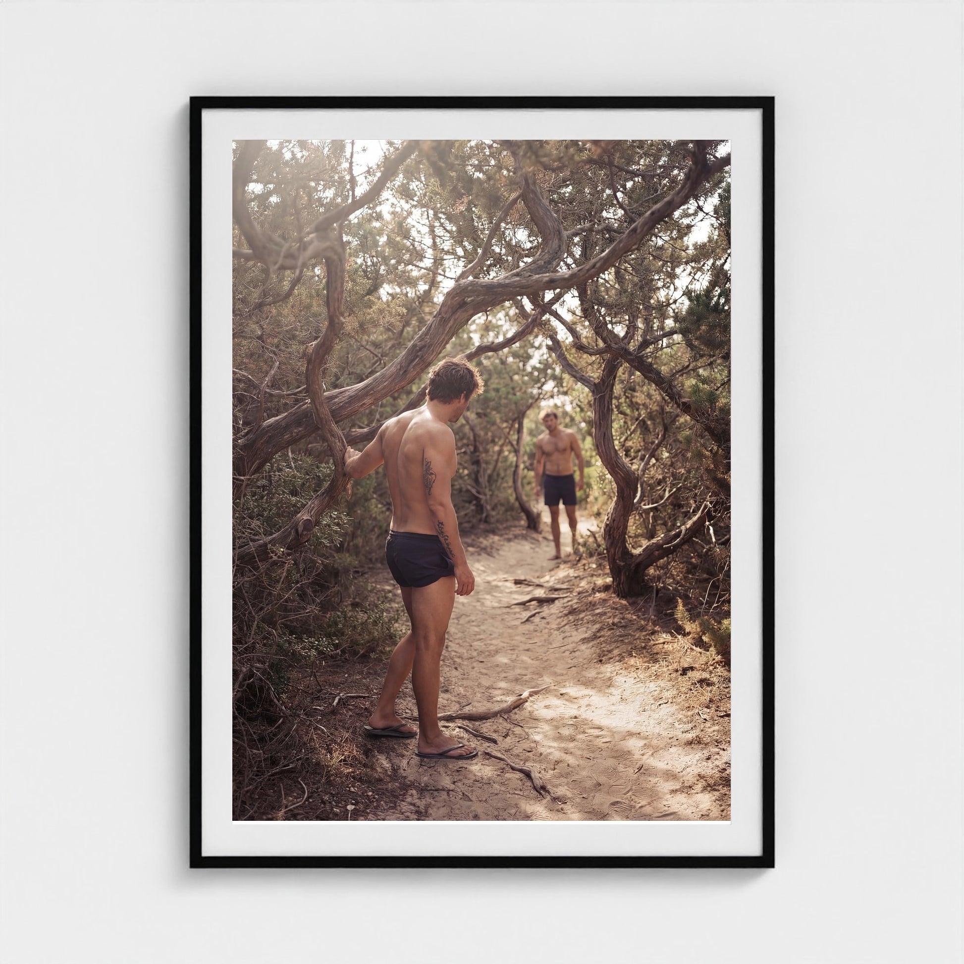 2026 03 12 17 02 02 Meatrack Tension 36x48-black frame — Fire Island Modern