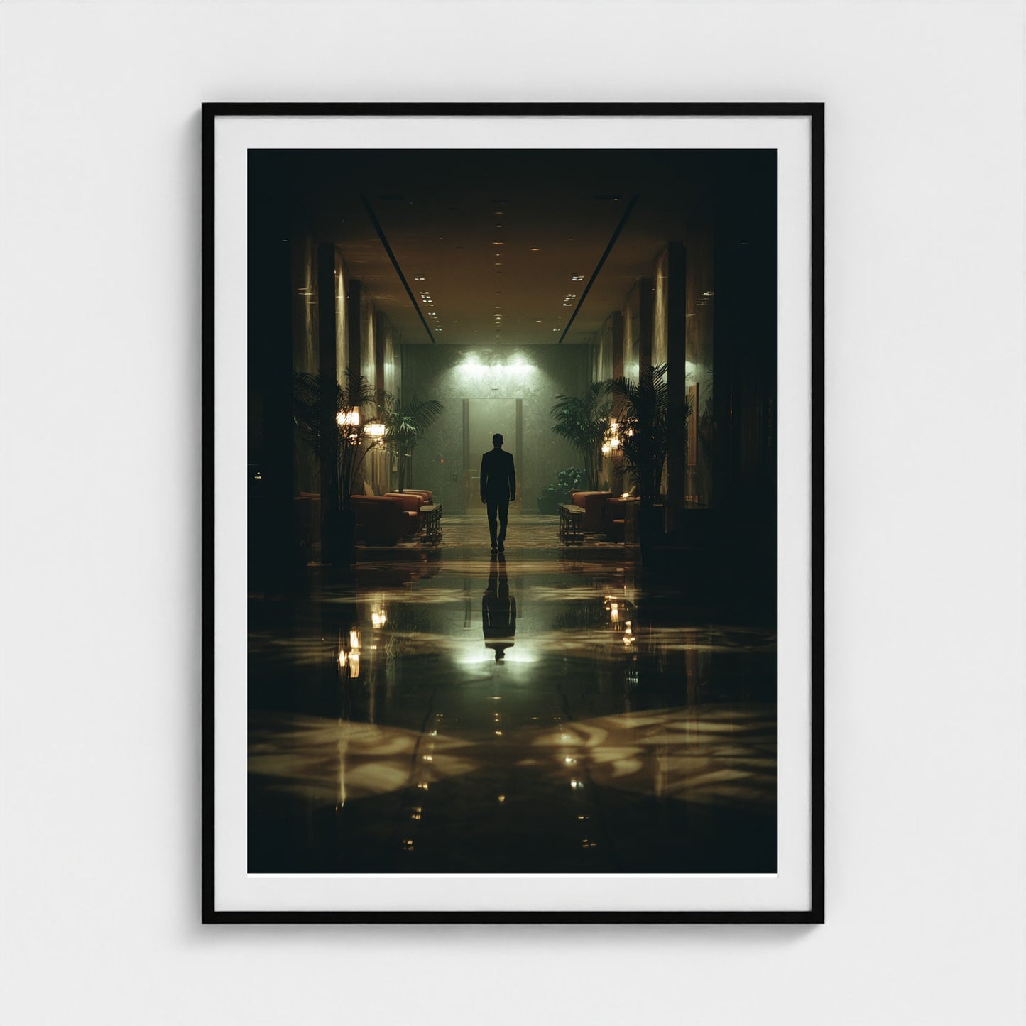 moody-cinematic-editorial-shot-man-walking-throu 36x48-black frame frame