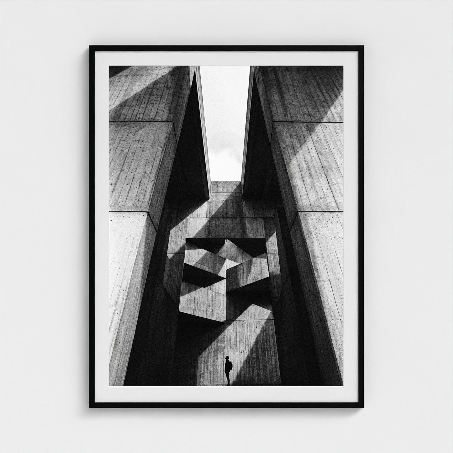 brutalist 36x48-black frame frame