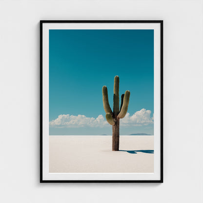minimalist-cactus-silhouette-against-bright-white-67a9856e-c 36x48-black frame frame