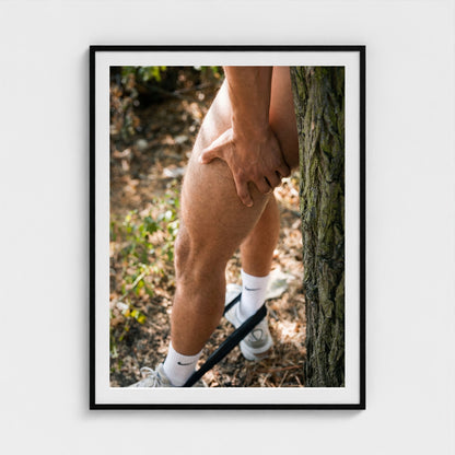 2026 03 12 20 06 00 Meatrack Hand Thigh 36x48-black frame — Fire Island Modern