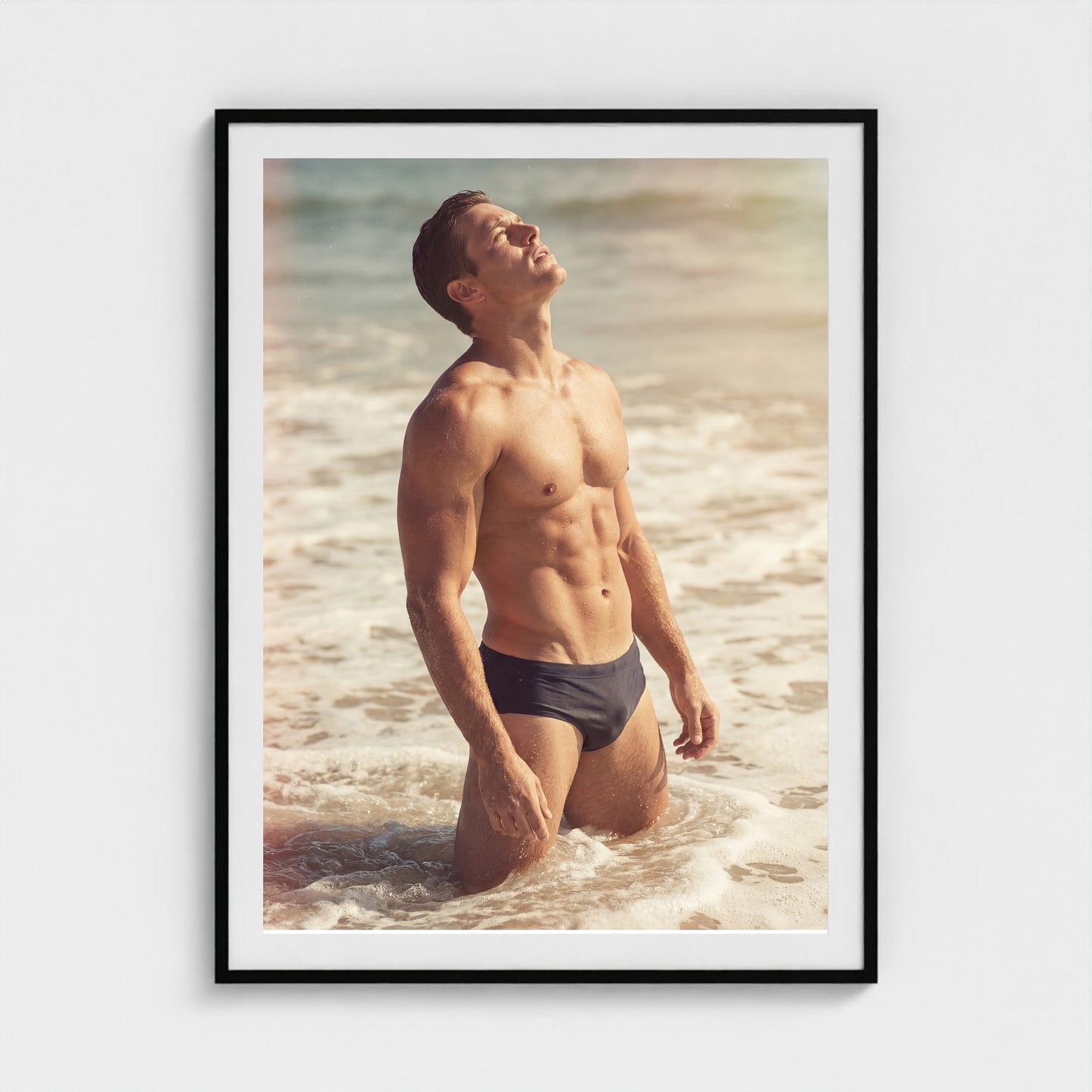 2026 03 12 20 47 00 Standing Surf Portrait 36x48-black frame — Fire Island Modern