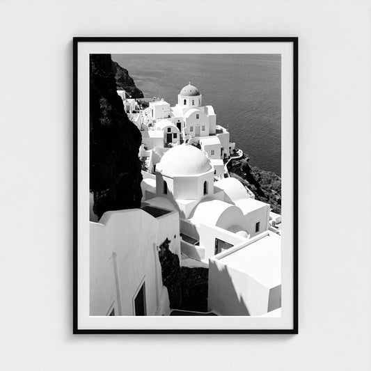 bw-greek-geometries 36x48-black frame frame