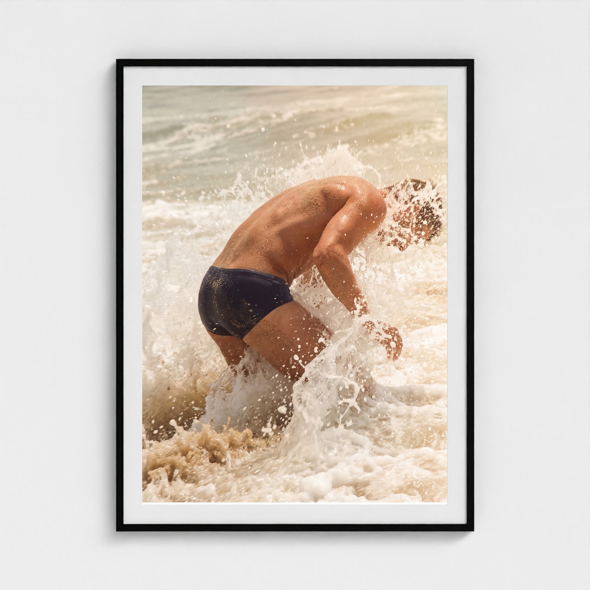 2026 03 12 19 54 01 Atlantic Impact Full Body 36x48-black frame — Fire Island Modern