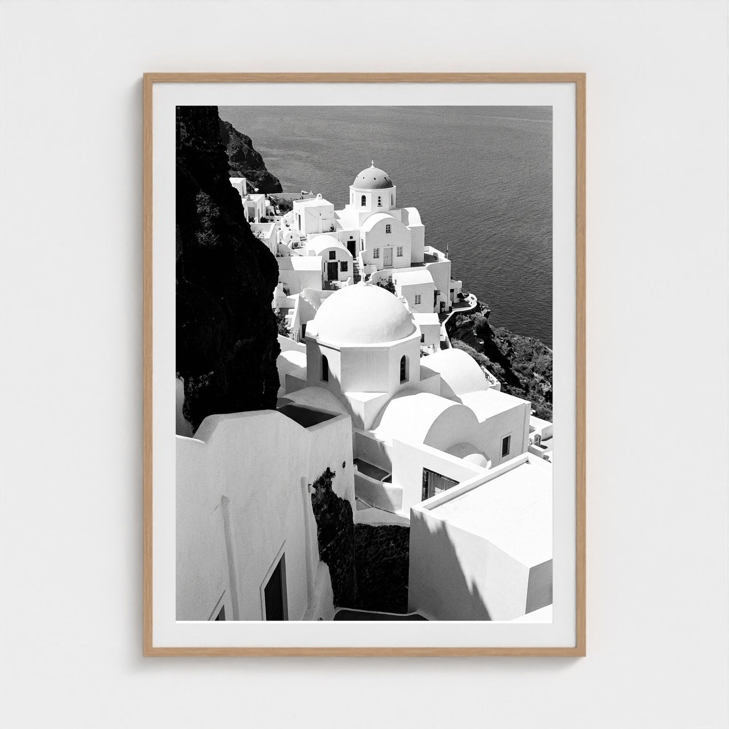 bw-greek-geometries 36x48-natural frame frame