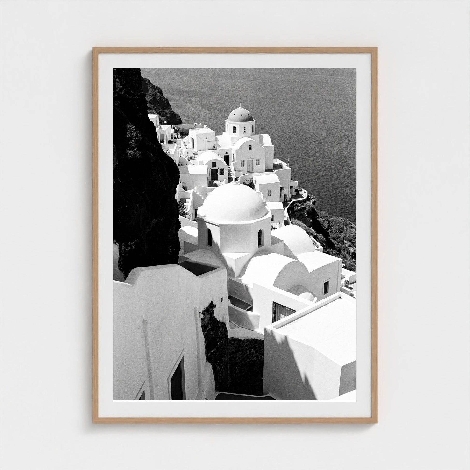 bw-greek-geometries 36x48-natural frame frame