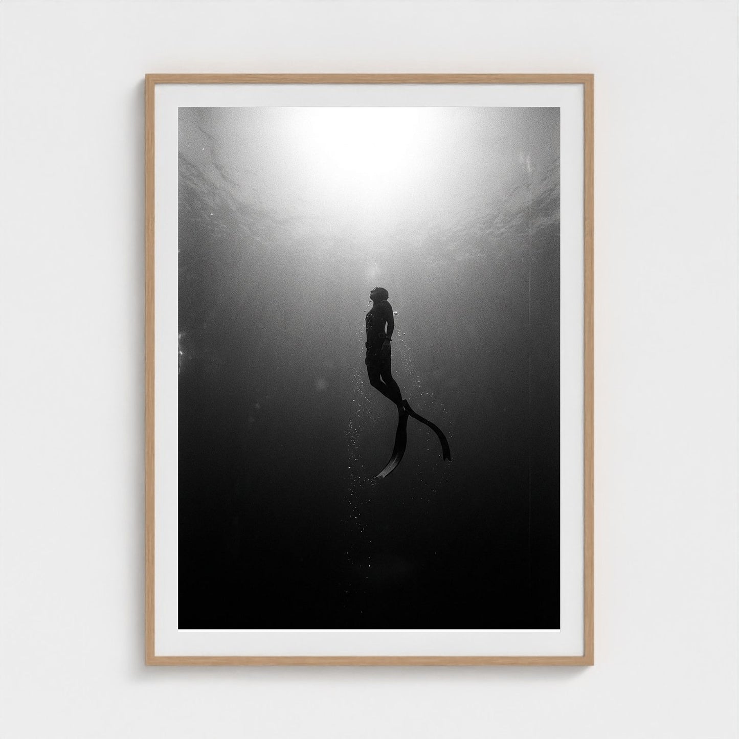 free-diver 36x48-natural frame frame