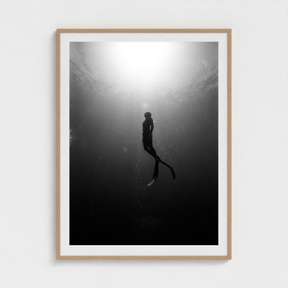 free-diver 36x48-natural frame frame