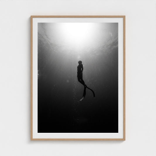 free-diver 36x48-natural frame frame