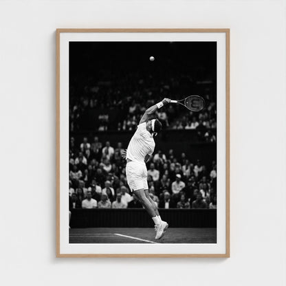 tennis-serve 36x48-natural frame frame