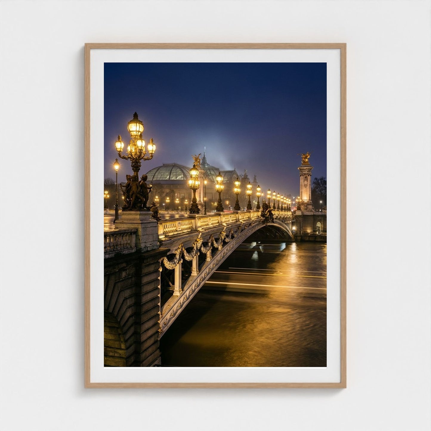 midnight-in-paris 36x48-natural frame frame