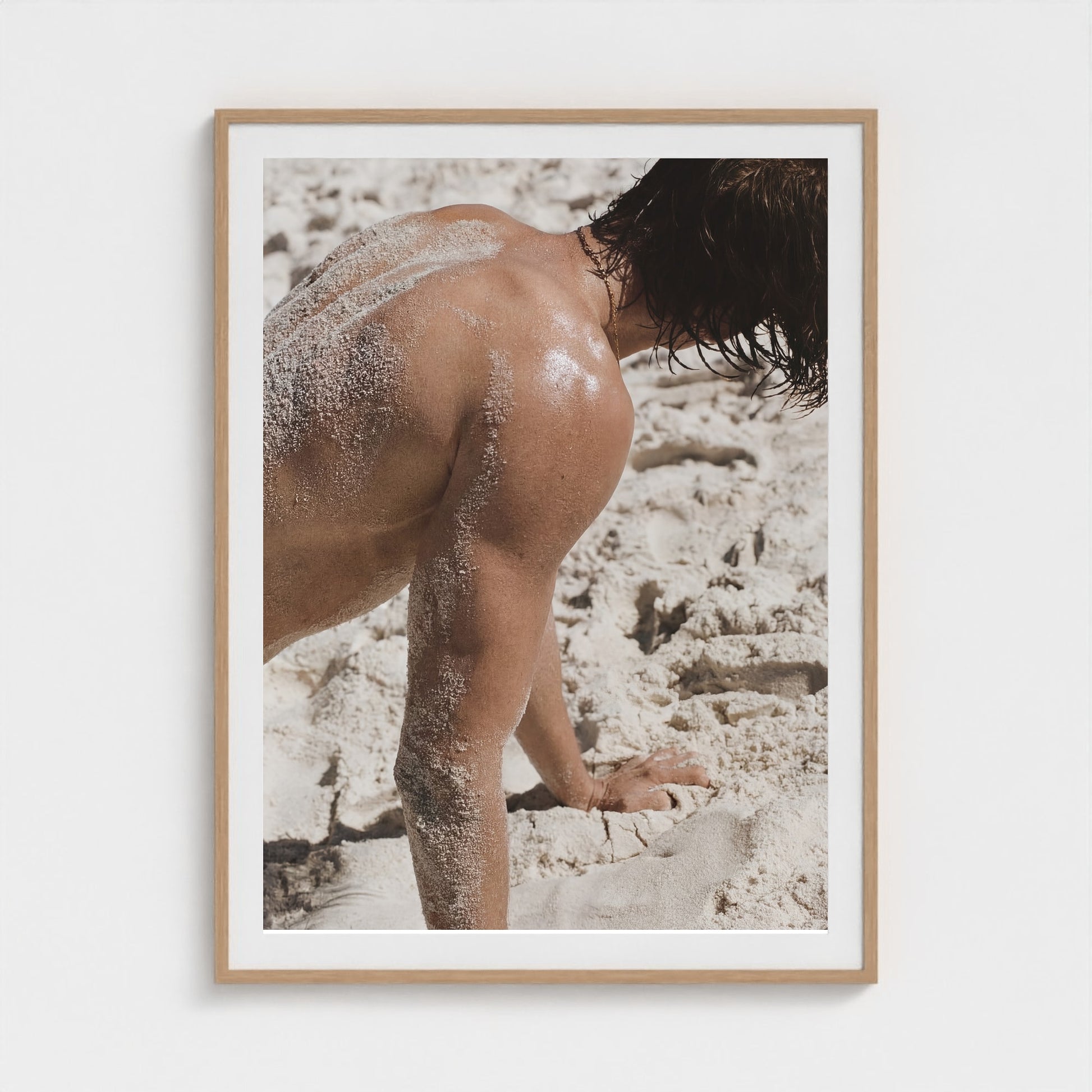 2026 03 12 19 40 00 Sandy Back Study 36x48-natural frame — Fire Island Modern