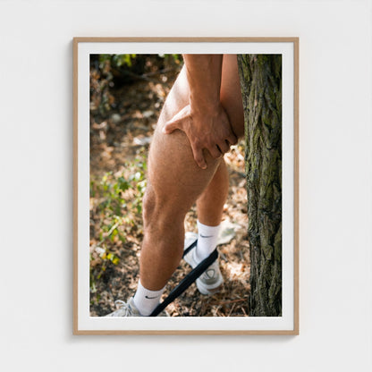 2026 03 12 20 06 00 Meatrack Hand Thigh 36x48-natural frame — Fire Island Modern
