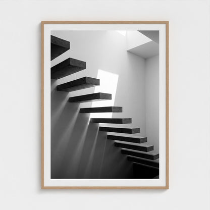 floating-staircase 36x48-natural frame frame