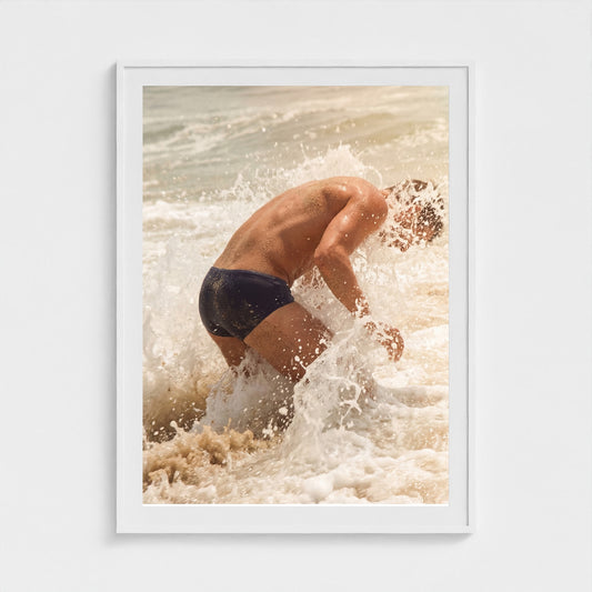 2026 03 12 19 54 01 Atlantic Impact Full Body 36x48-white frame — Fire Island Modern