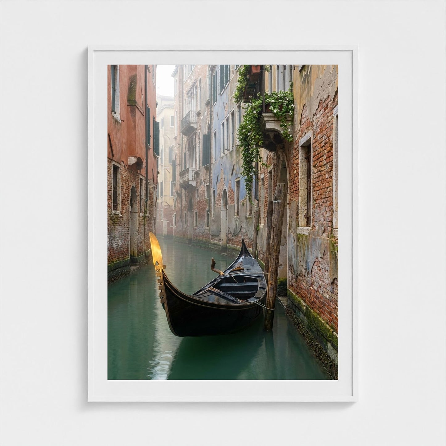 gondola-morning 36x48-white frame frame