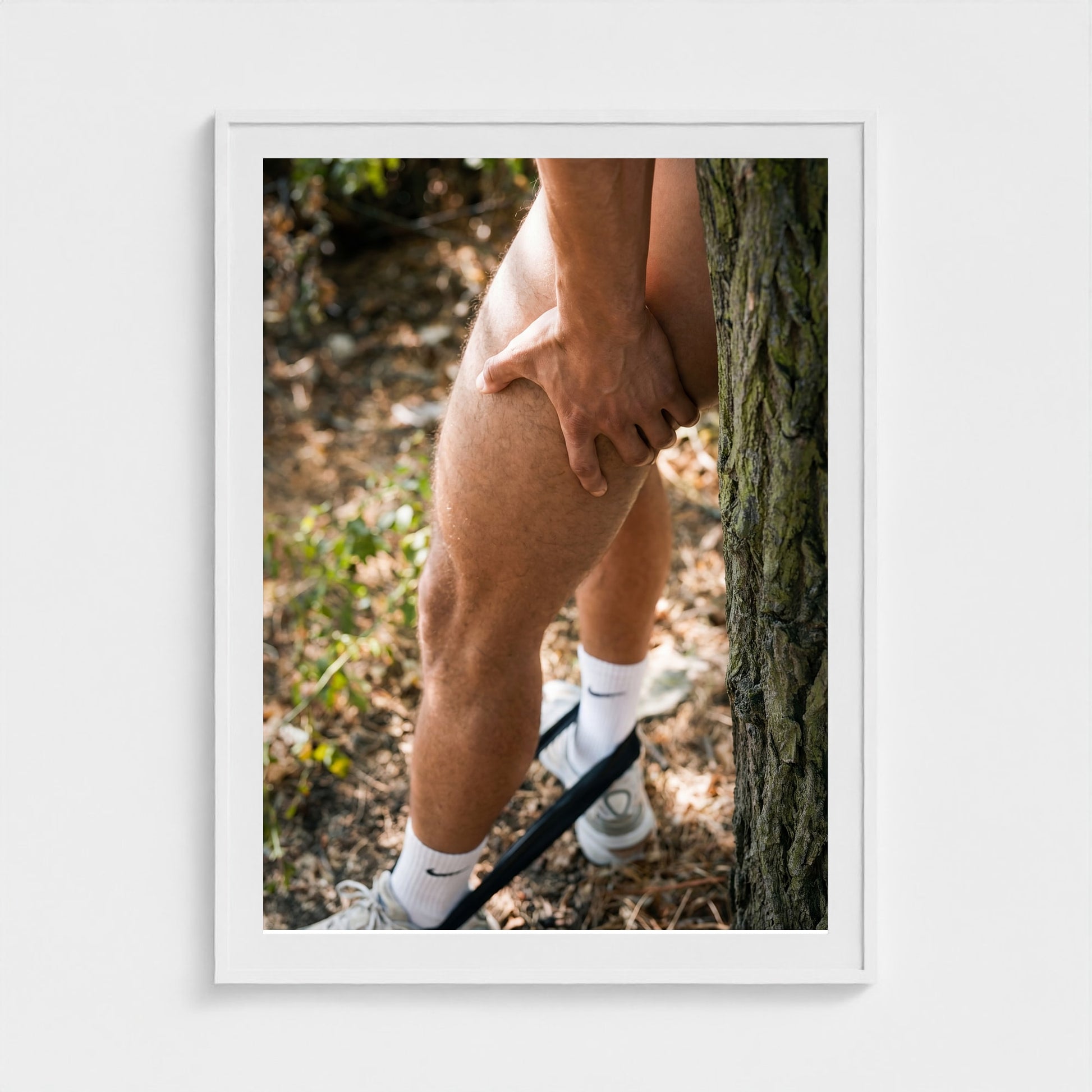2026 03 12 20 06 00 Meatrack Hand Thigh 36x48-white frame — Fire Island Modern