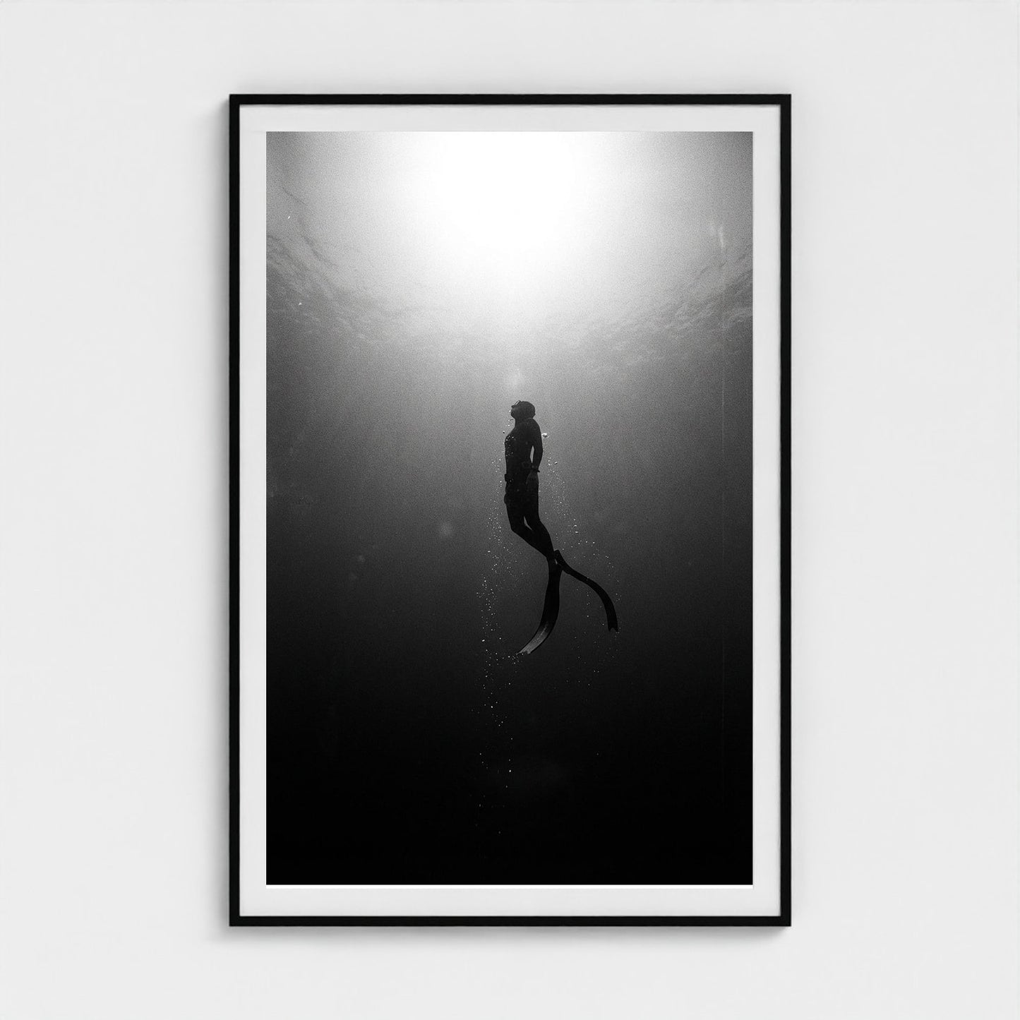 free-diver 40x60-black frame frame