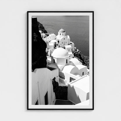 bw-greek-geometries 40x60-black frame frame