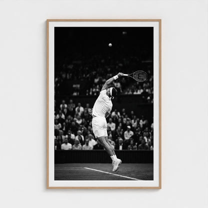 tennis-serve 40x60-natural frame frame
