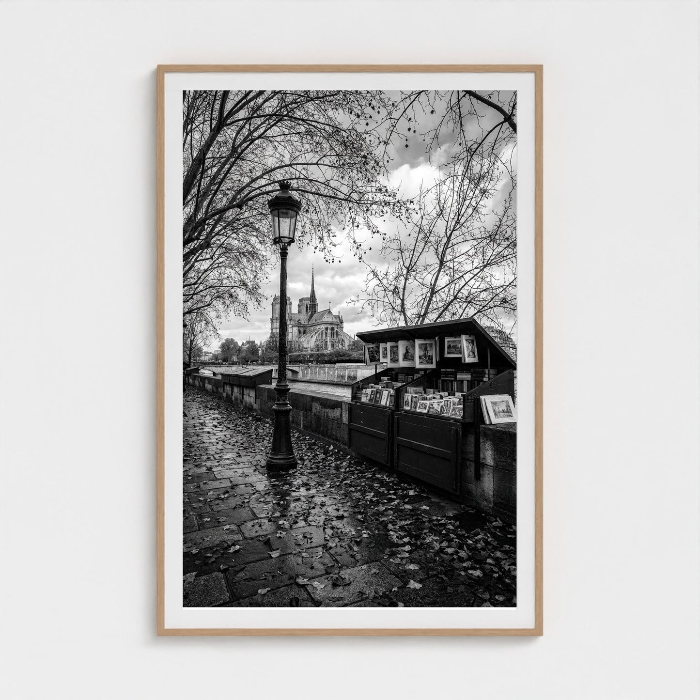 bw-autumn-paris 40x60-natural frame frame