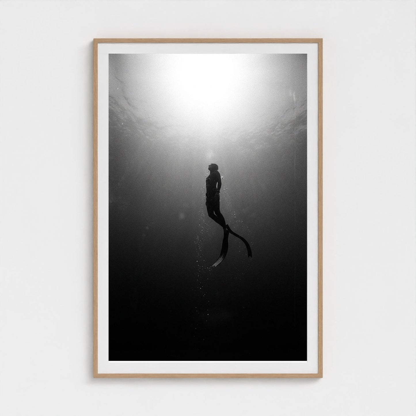 free-diver 40x60-natural frame frame