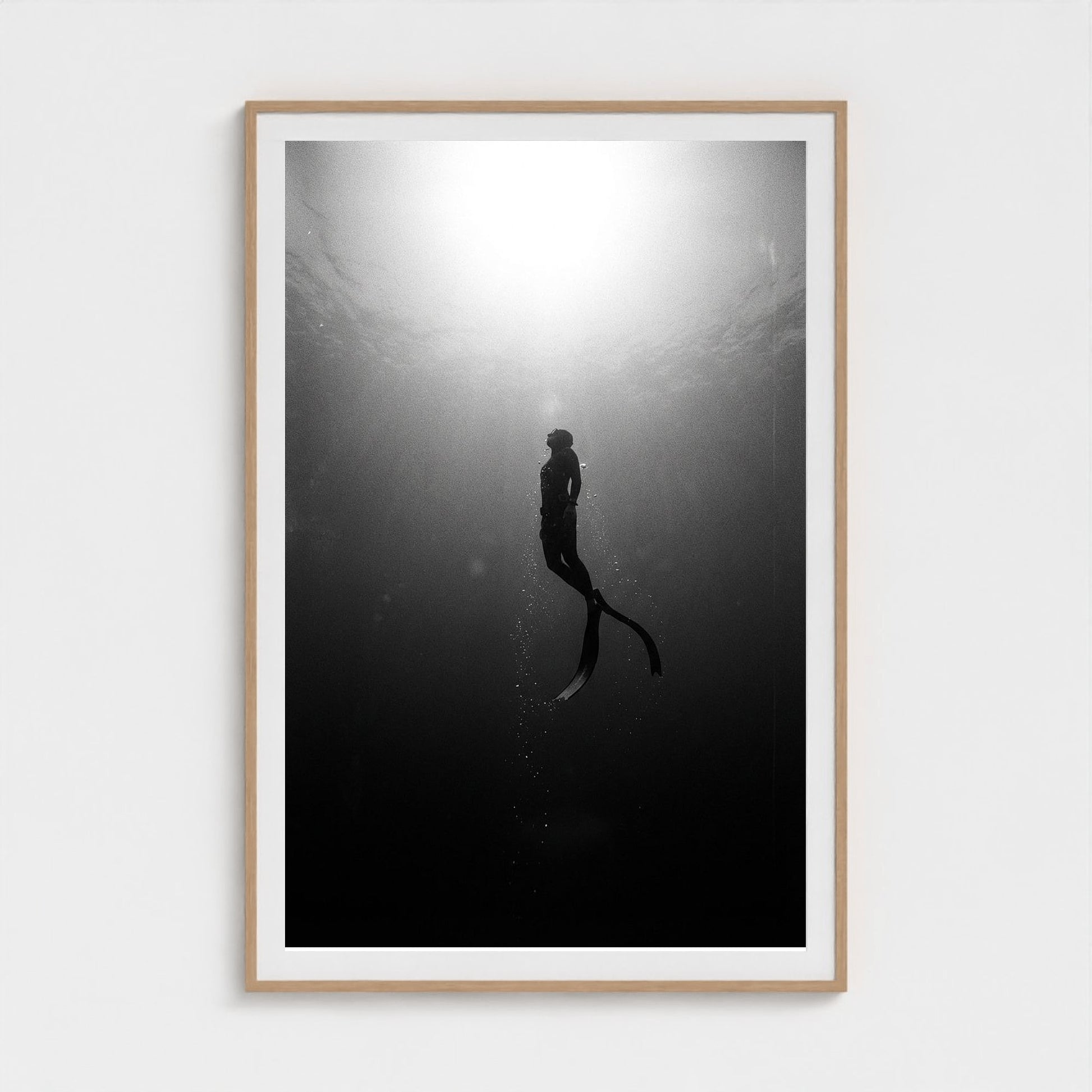 free-diver 40x60-natural frame frame