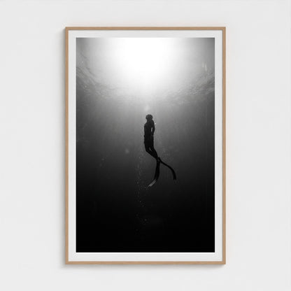 free-diver 40x60-natural frame frame