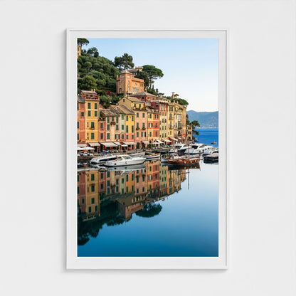 portofino-harbor 40x60-white frame frame