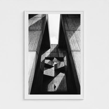 brutalist 40x60-white frame frame