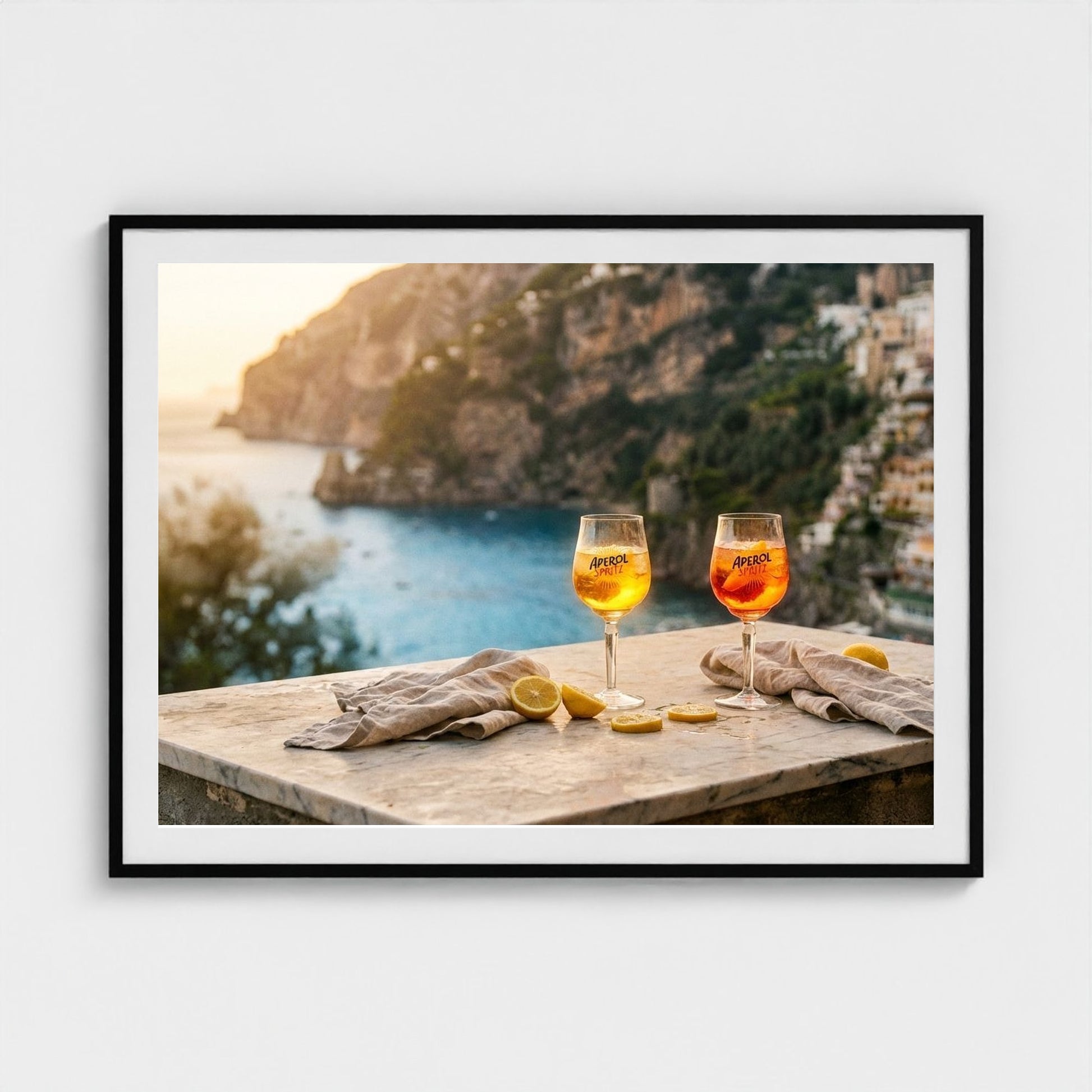 aperitivo-hour 48x36-black frame frame