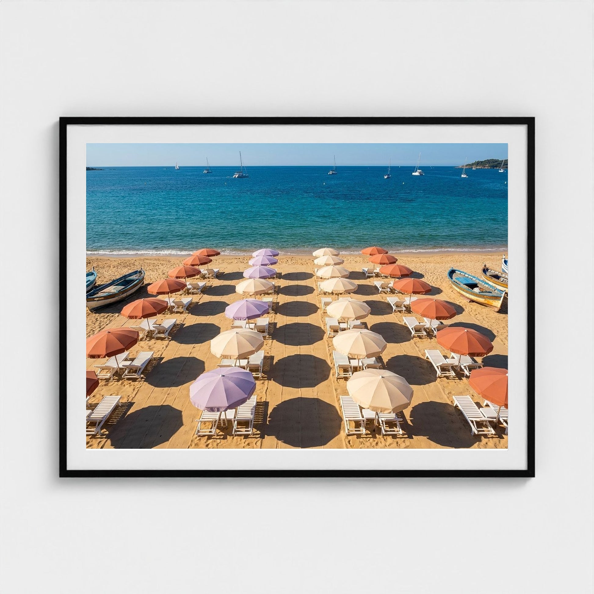 st-tropez-parasols 48x36-black frame frame