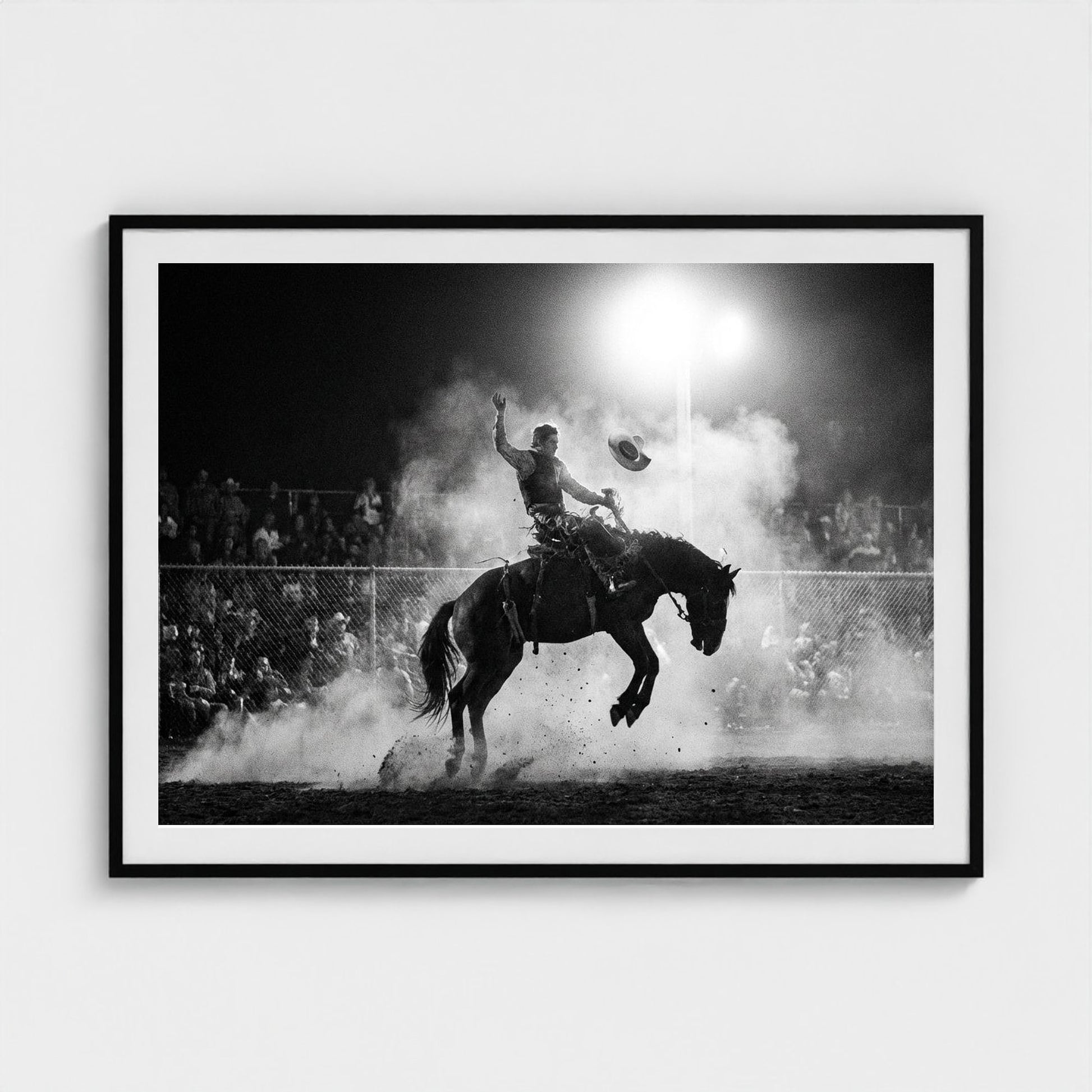 rodeo-dust 48x36-black frame frame