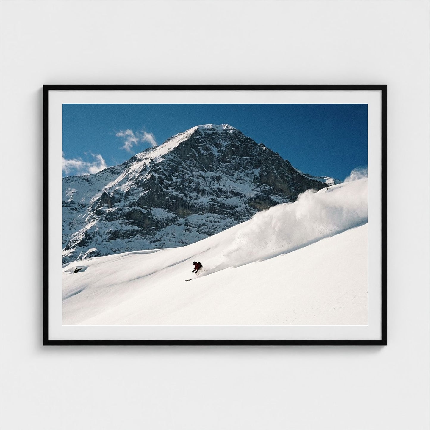 whiteout 48x36-black frame frame