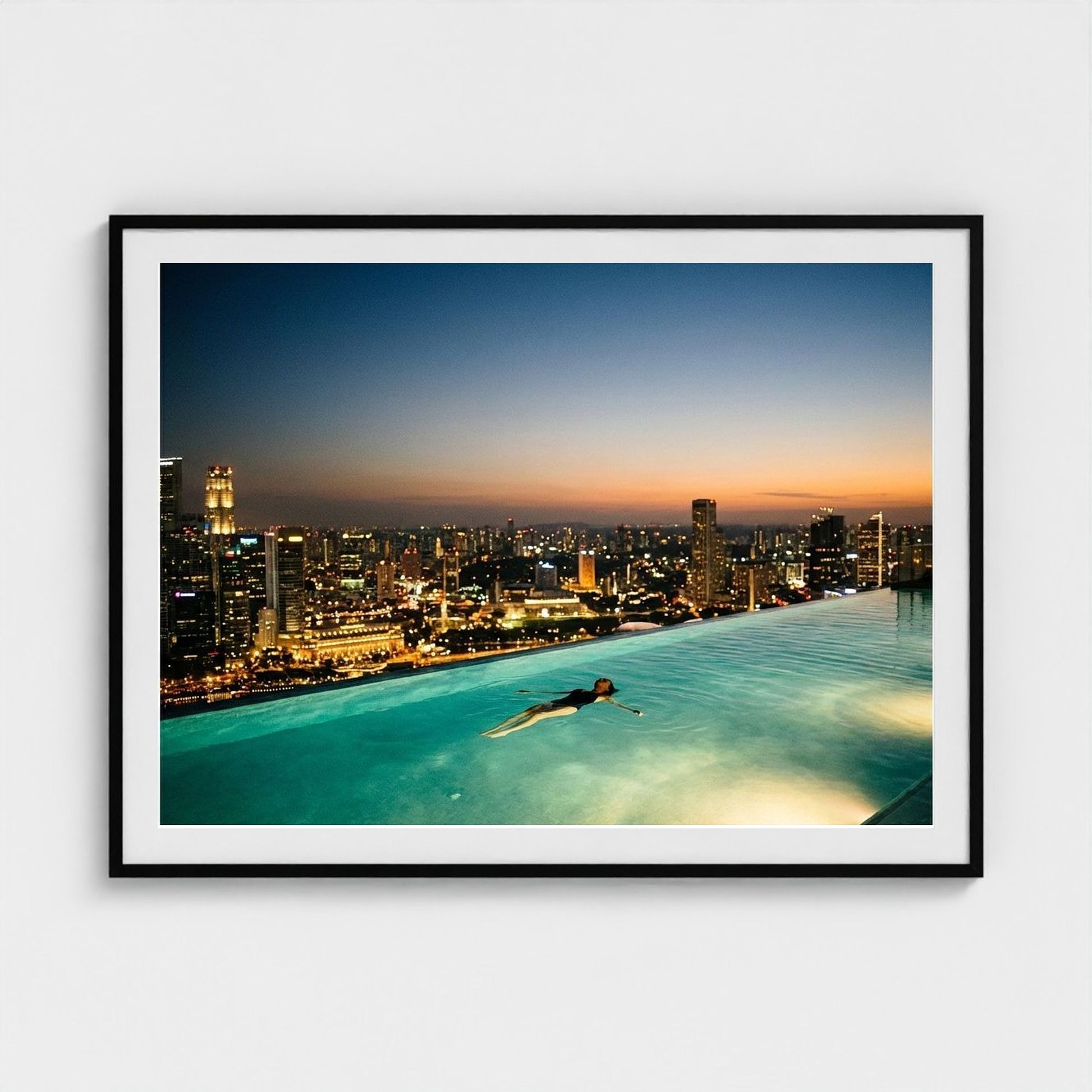 rooftop 48x36-black frame frame