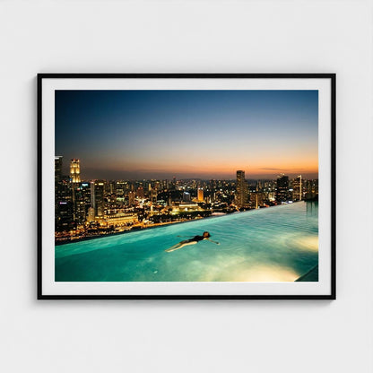 rooftop 48x36-black frame frame