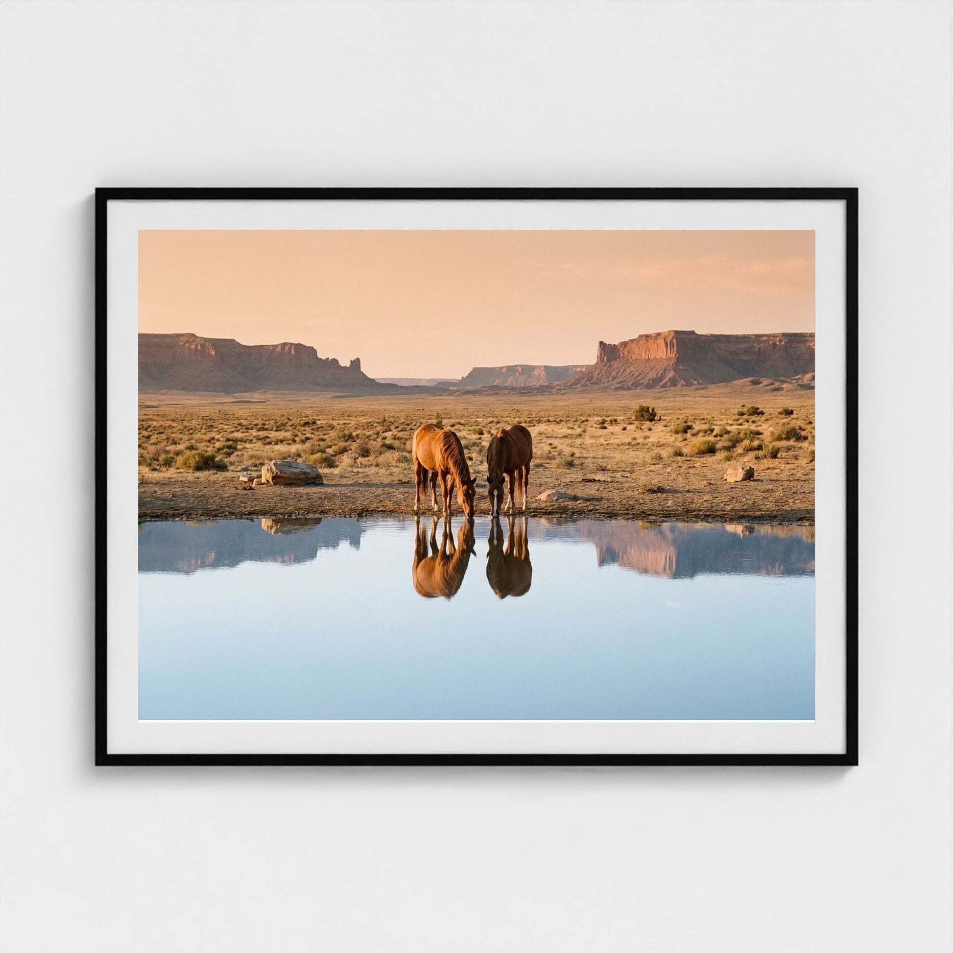 still-waters 48x36-black frame frame