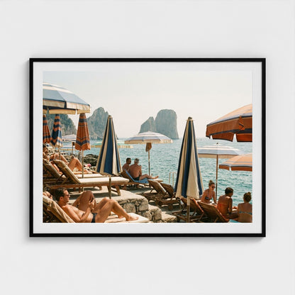capri-afternoon 48x36-black frame frame