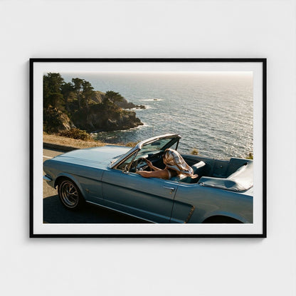 pacific-coast-highway 48x36-black frame frame