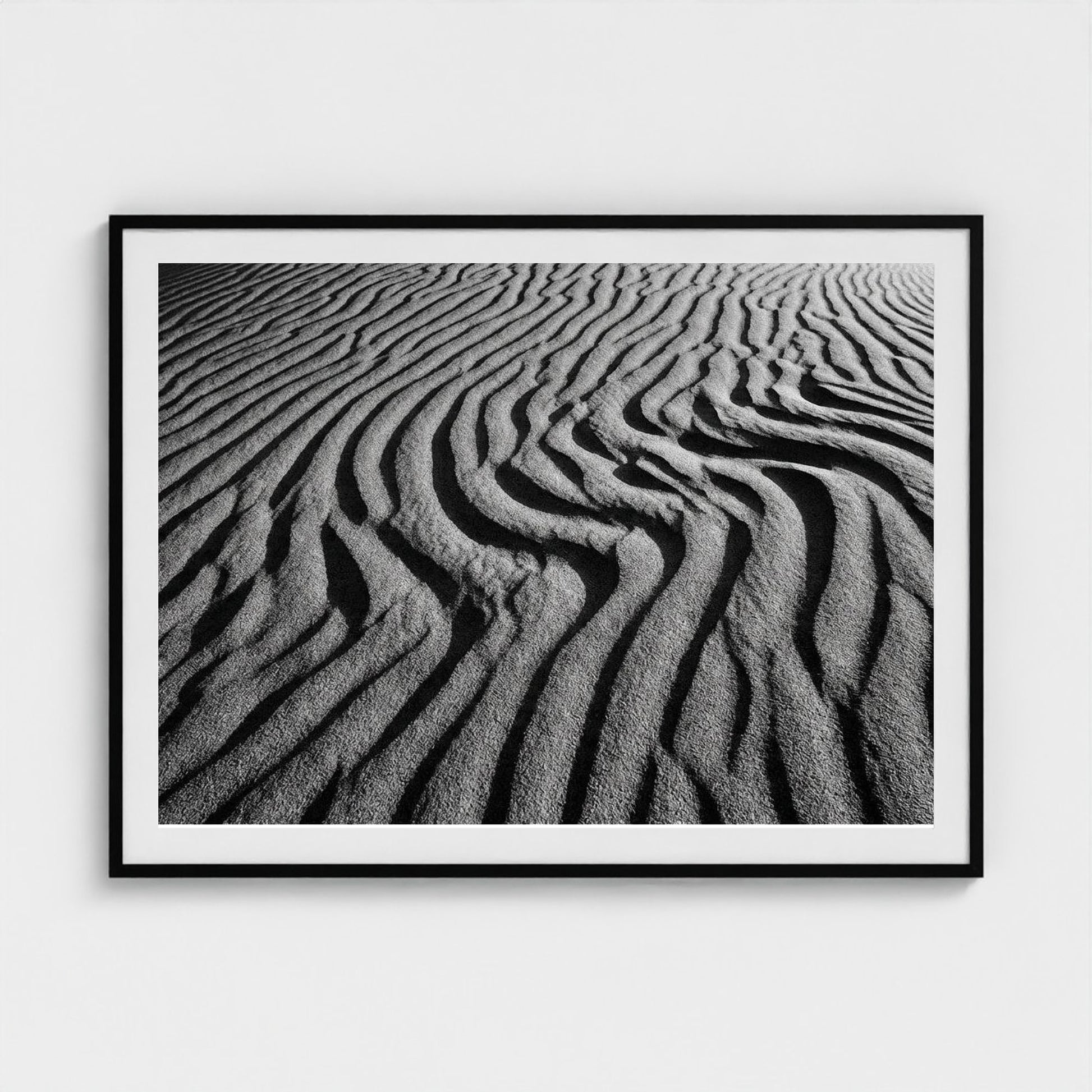 sand-dunes-abstract 48x36-black frame frame